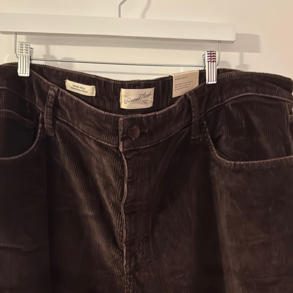 Women’s Brown Corduroy Pants NWT